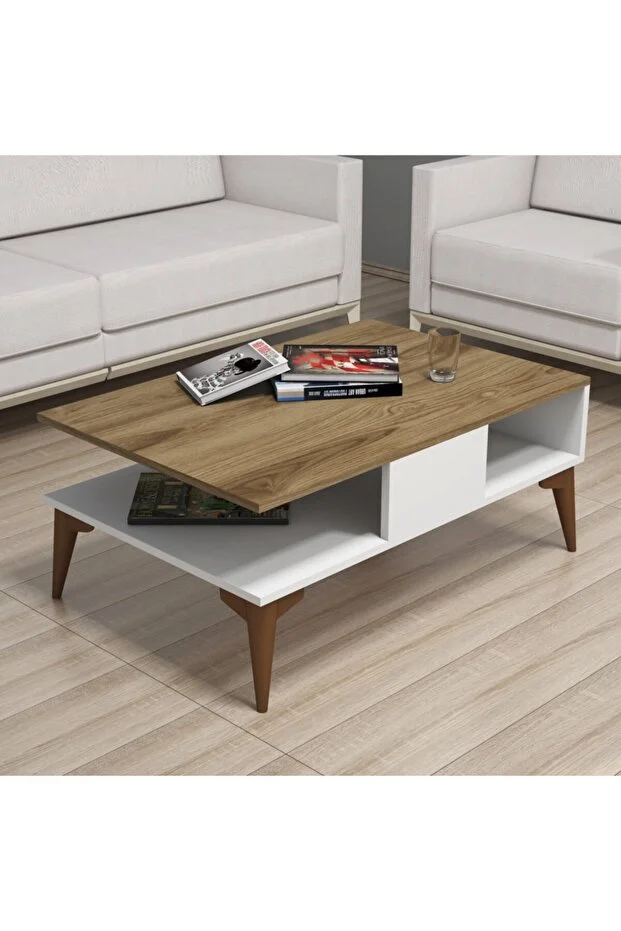 Beyaz-ceviz Orta Sehpa Modern